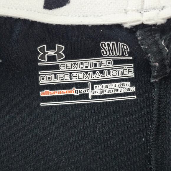 Under Armour small semi-fitted pants black all season gear 7027 sweat pants - Picture 8 of 9